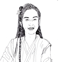 girl smiling